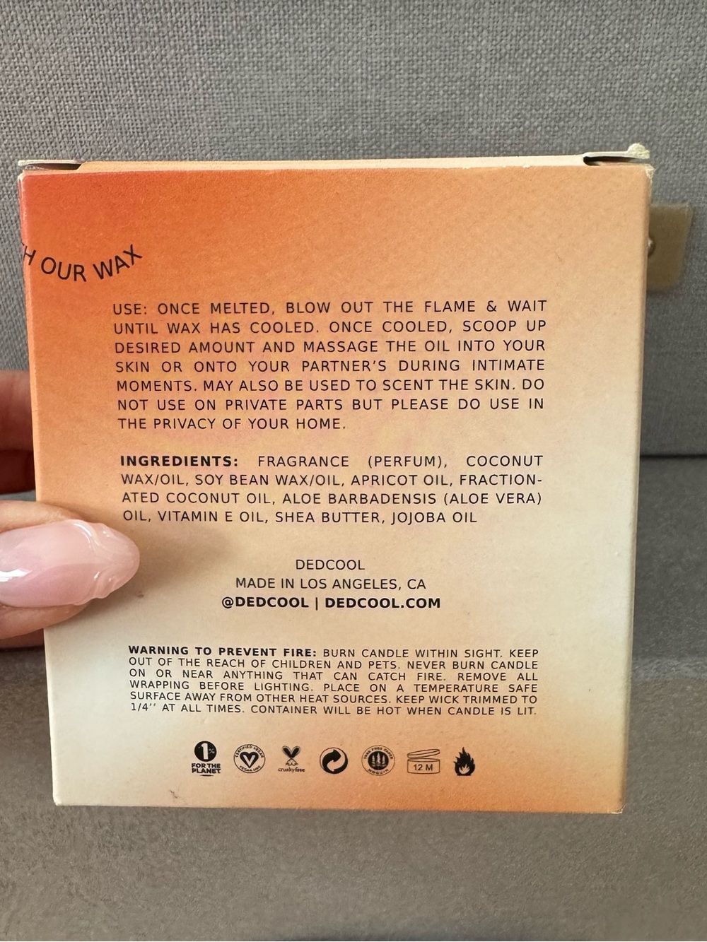 DedCool massage candle - Picture 5 of 5